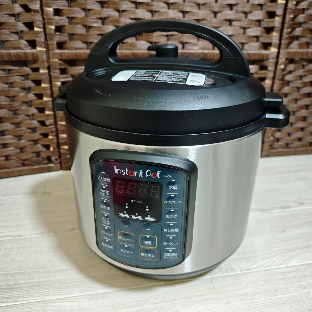 【美品】Instant Pot 電気圧力鍋 Duo SV 60 5.7L