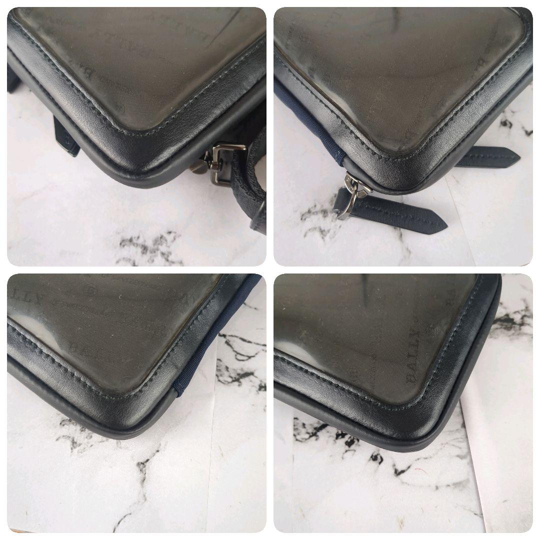 【極美品】BALLY☆2way スマホ　ショルダー　バッグ　防水　肩掛け　首掛け