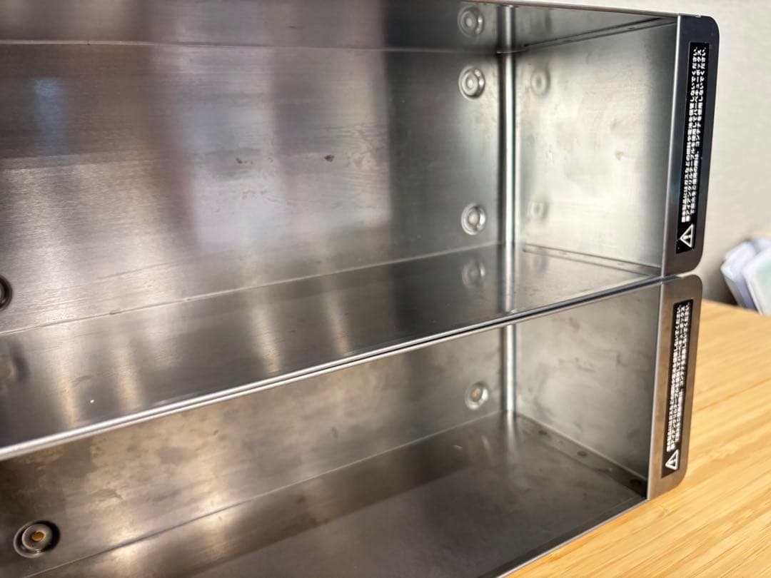 【中古】スノーピーク CK-025 ステンボックス ハーフユニット 2セット