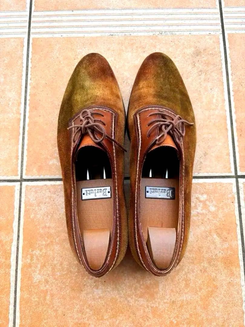 Berluti スウェードシューズ 純正シューツリー付き