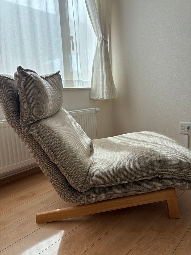 無印良品　ハイバックリクライニングソファ　1シーター　新品カバー付き