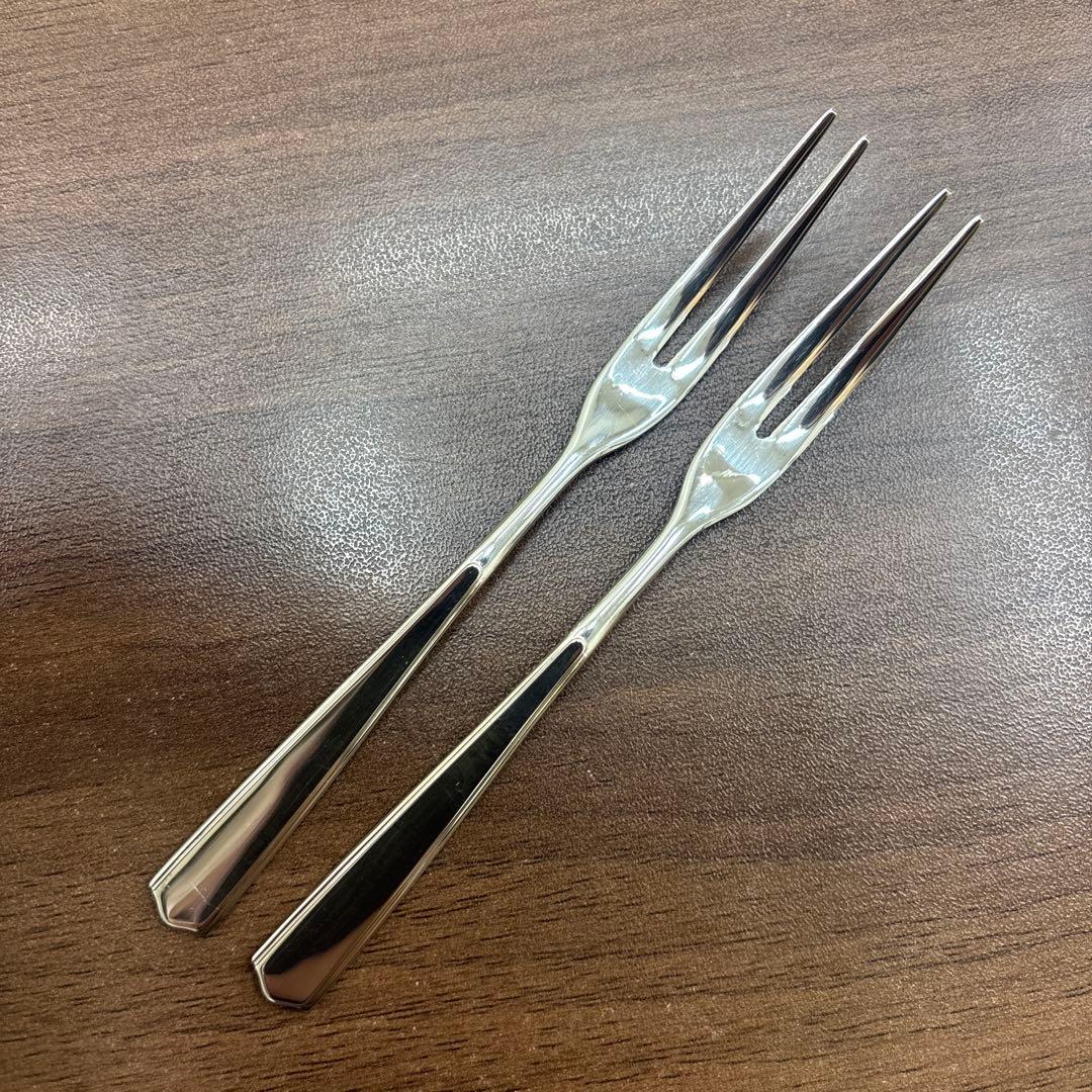 徳力 銀製 デザート スプーン フォーク