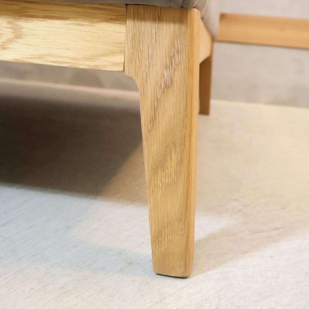 TAKANO MOKKOU フラッチェ 1人掛けソファ オーク材 シングルソファ