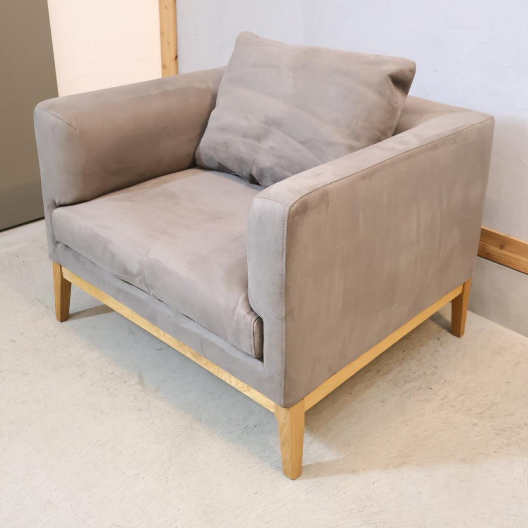 TAKANO MOKKOU フラッチェ 1人掛けソファ オーク材 シングルソファ