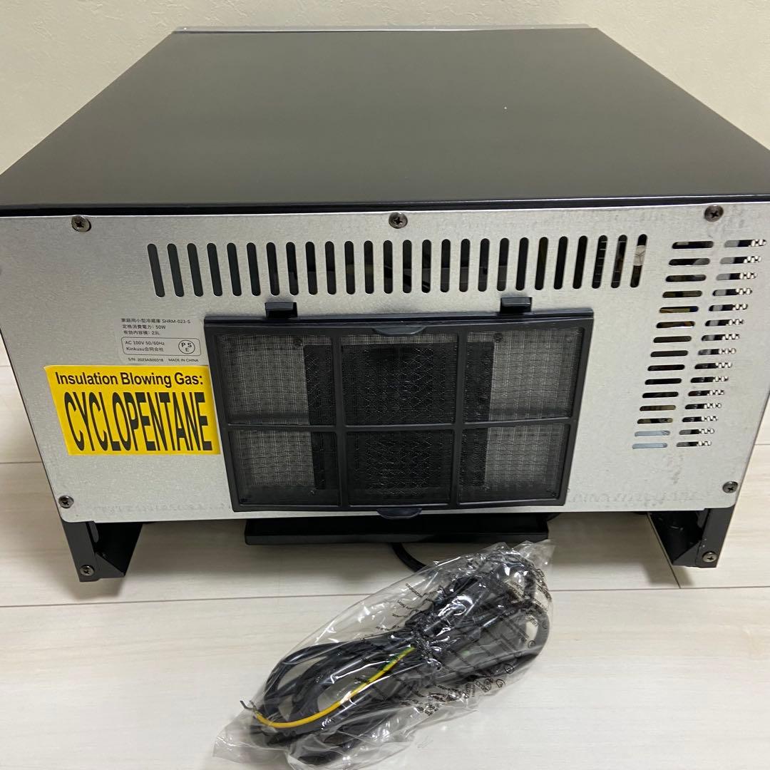 ❤️1品限り❤️Shelddi 小型冷蔵庫 23L 静音 おしゃれ 透明ガラスドア