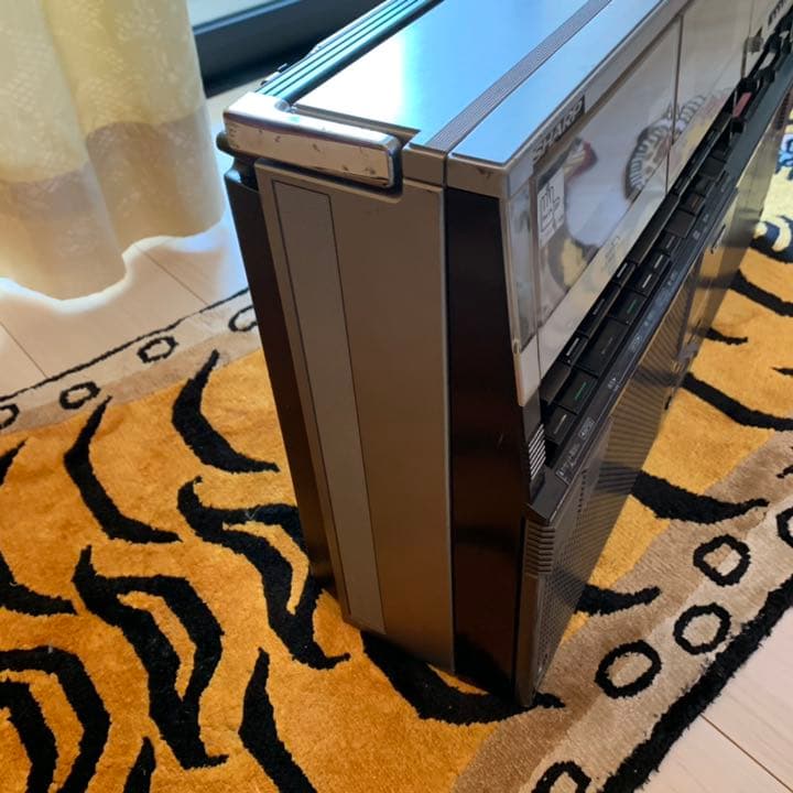 年代物 SHARP ザ・サーチャーW GF-808 ラジカセ　searcher