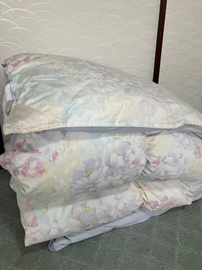 送料込♪羽毛掛けふとん シングルサイズ/150×210㎝♪