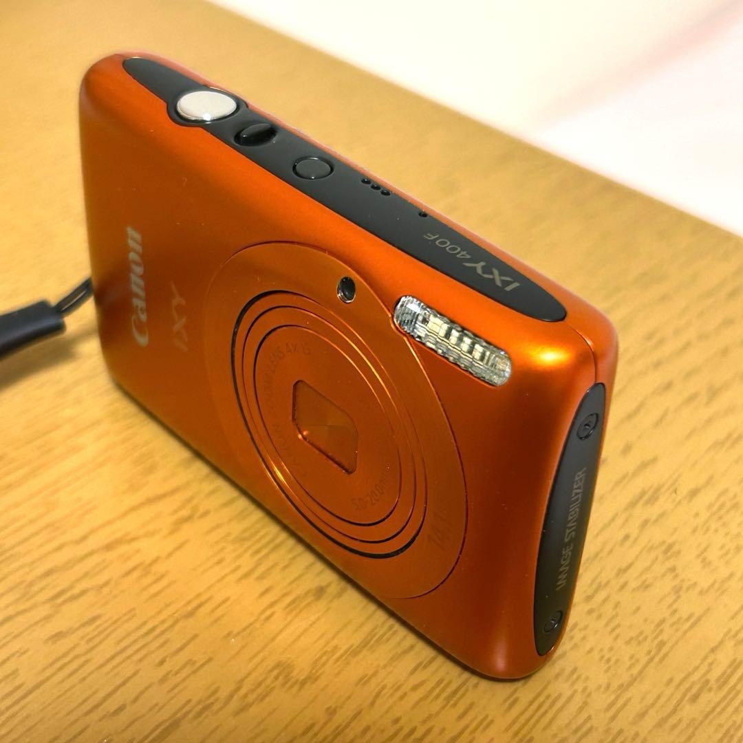 【動作確認済】Canon キャノン デジカメ IXY 400F オレンジ
