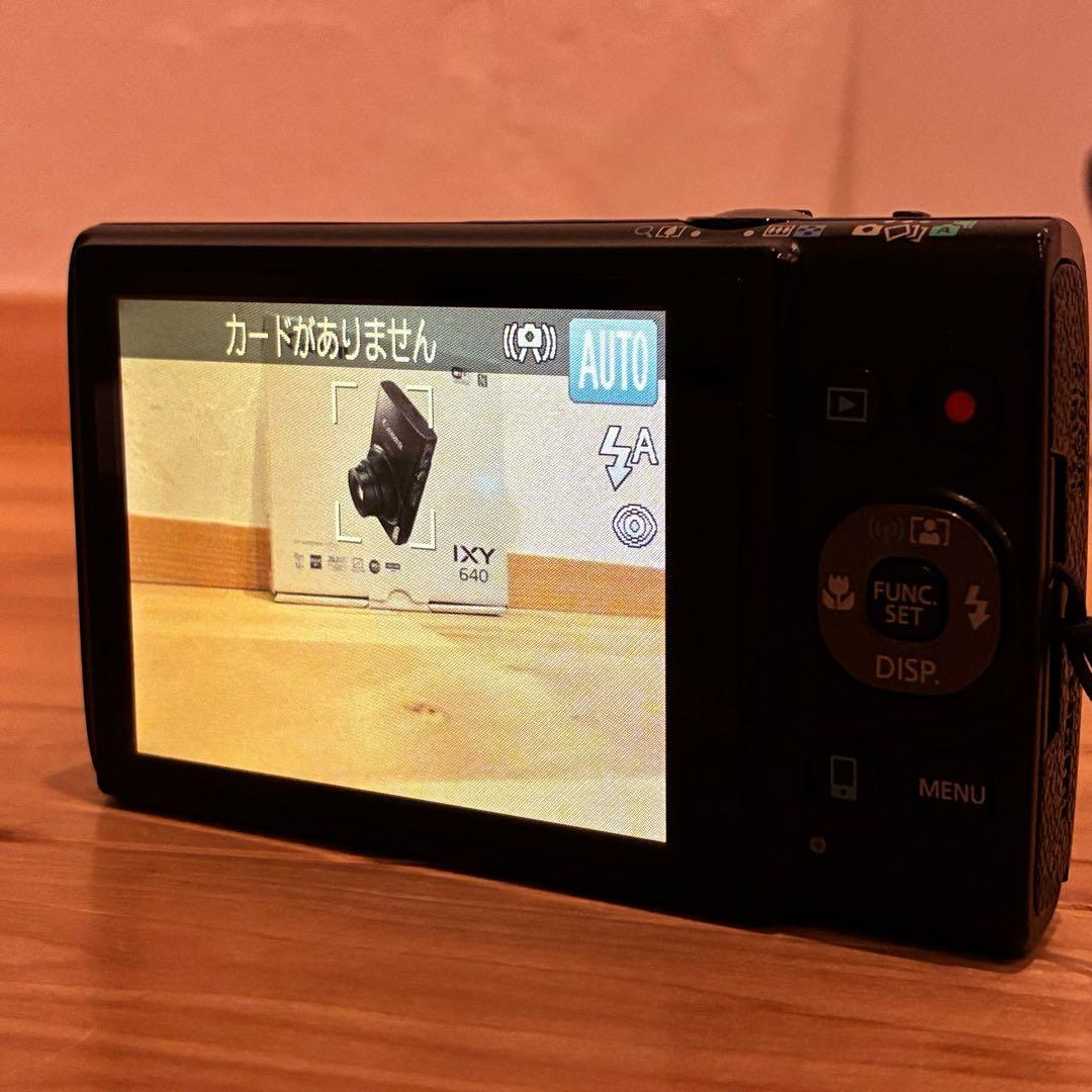 美品‼️Canon コンパクトデジタルカメラIXY640 Wi-Fi搭載