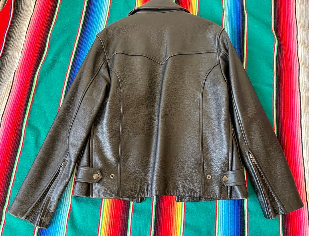 【舶来堂】革ジャン Mサイズ 矢沢永吉 キャロル 昭和レトロ レザージャケット