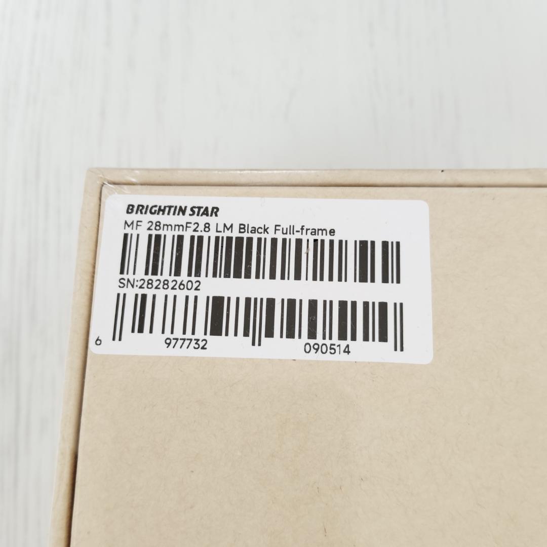 新品 Brightin Star 28mm F2.8 ライカMマウント レンズ