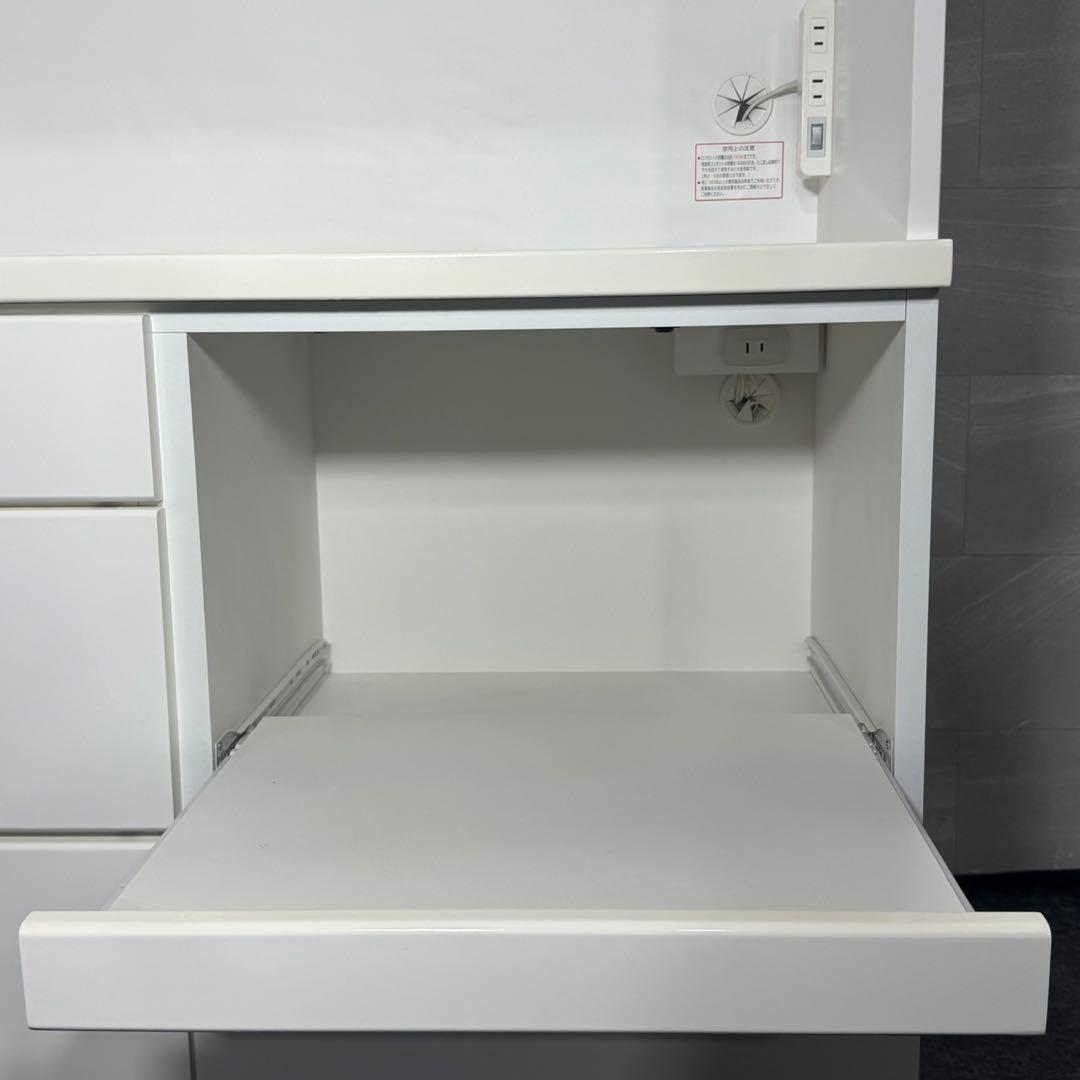 ニトリ 食器棚 キッチンボード レンジボード 幅105cm d5095