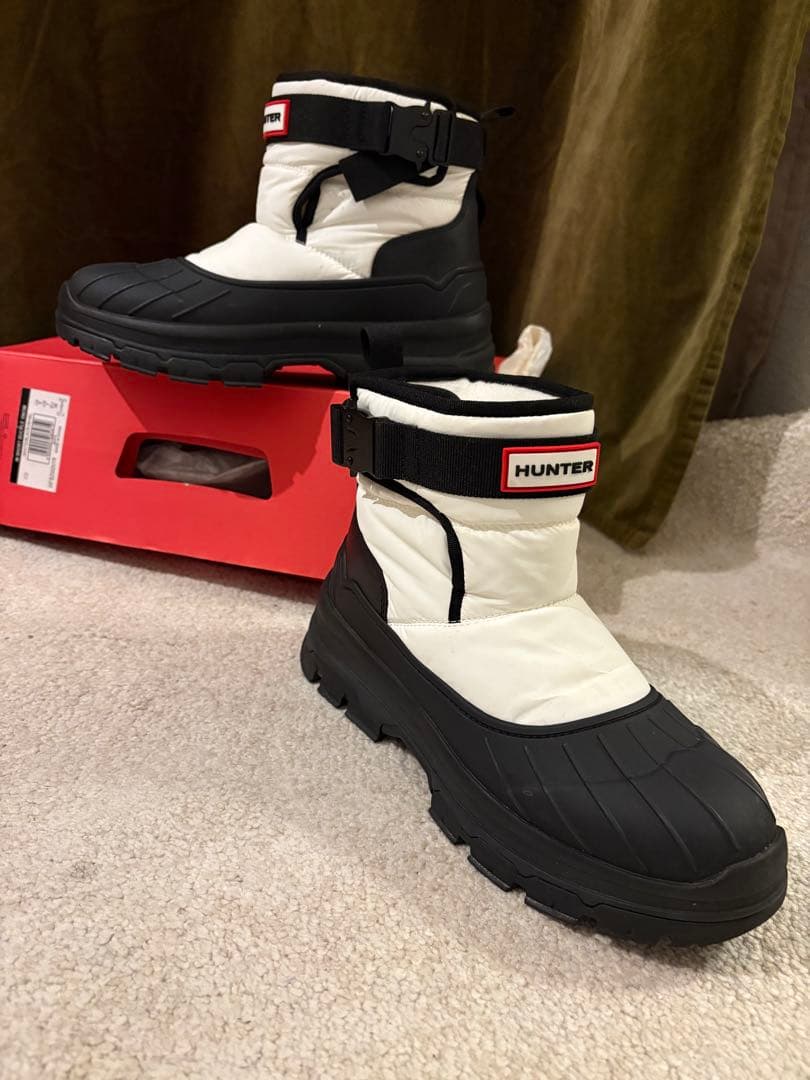 HUNTER イントレピッド バックル ショート スノーブーツ ハンター