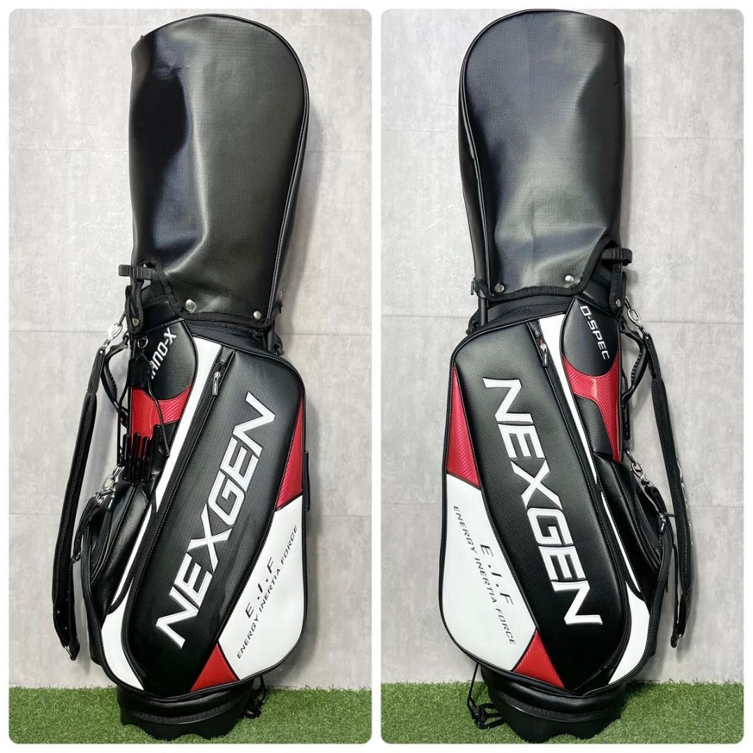 【美品】NEXGEN ネクスジェン キャディバッグ ゴルフバッグ スタンド 軽量