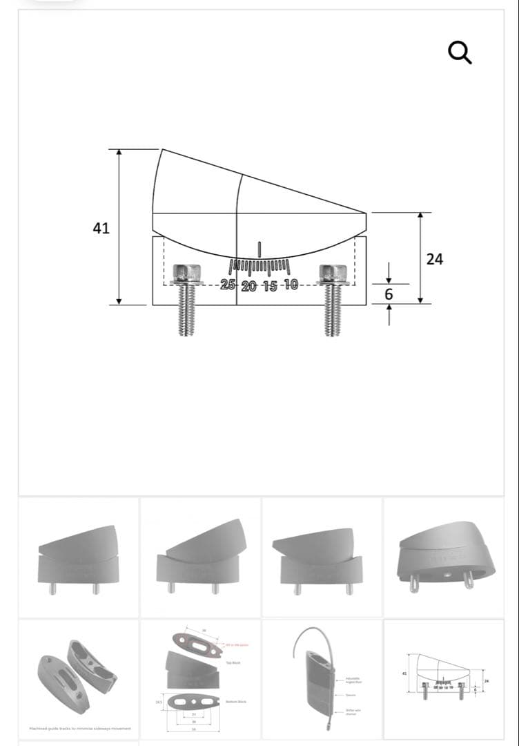 fast TT DHバー アングルスペーサー プロファイルデザイン TTバイク