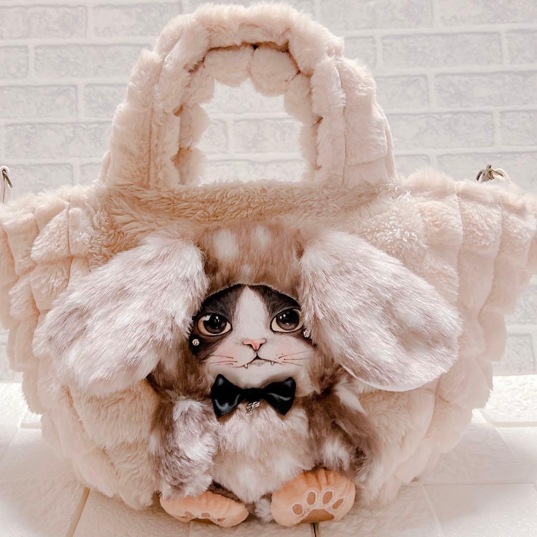 コヤンイ サムチョン トートバッグ ロップイヤー ジョーズ 猫 垂れ耳ちゃん
