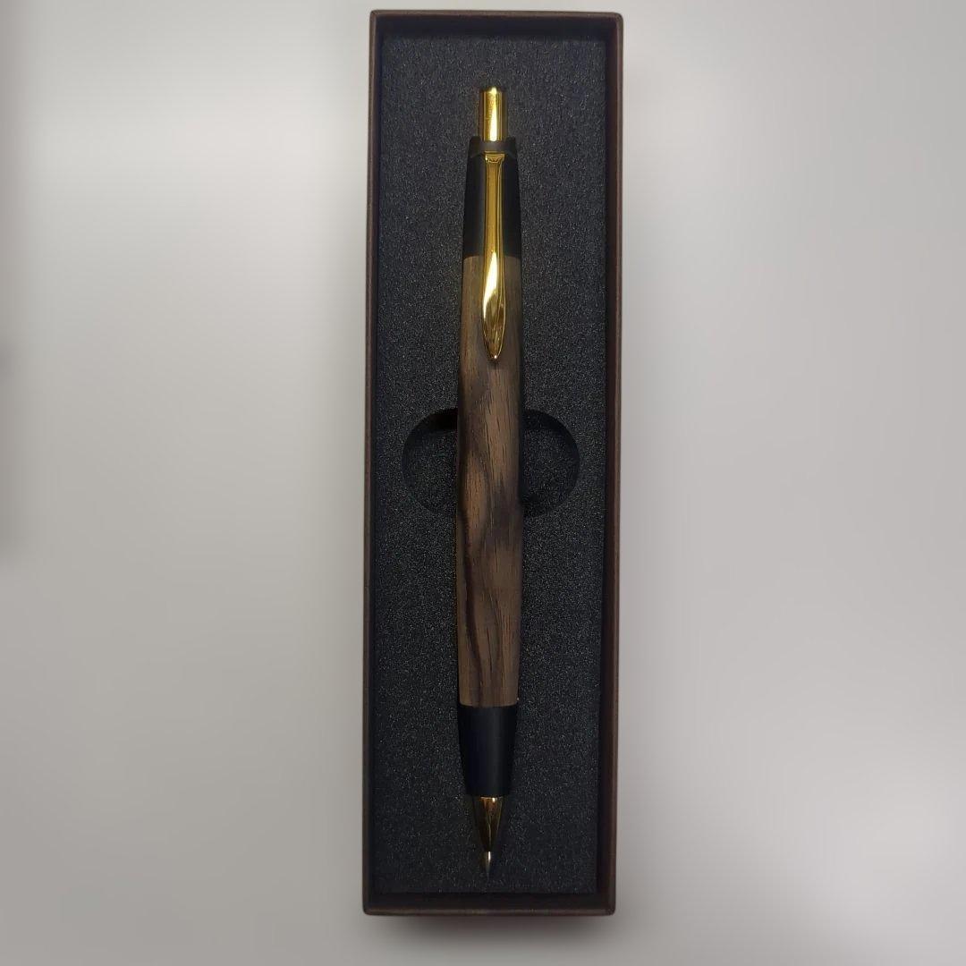 ボナンペン　黒柿　シャーペン　真鍮 検索用工房楔野原工芸屋久杉工房京あけぼの工房