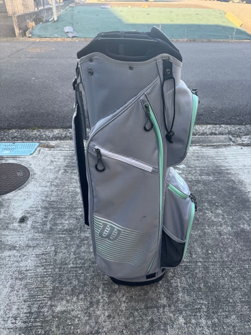 中古 Wilson ウィルソン キャディバッグ 9.5型 14分割 1.6kg