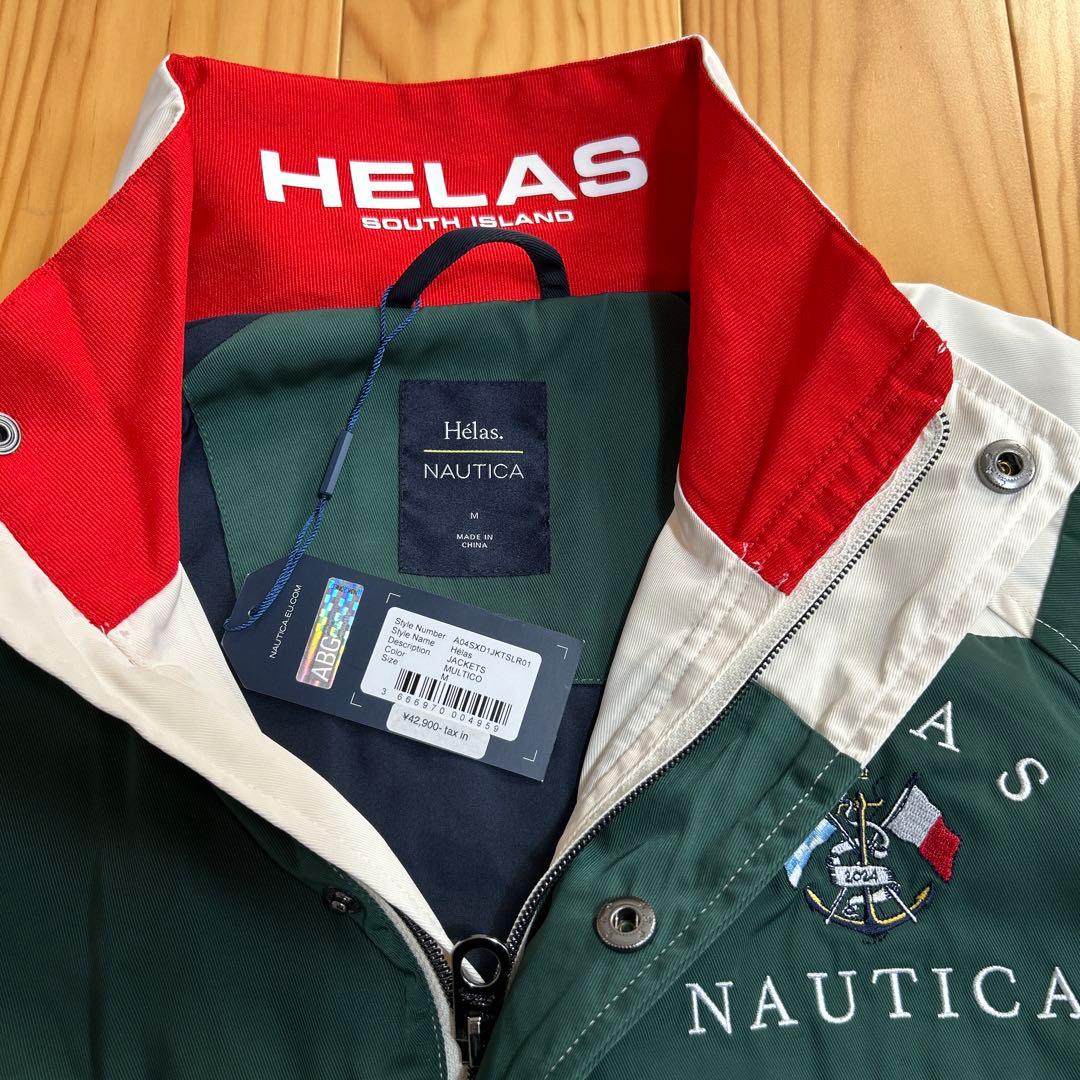 新品未使用　helas nautica ナイロンジャケット　マルチカラー