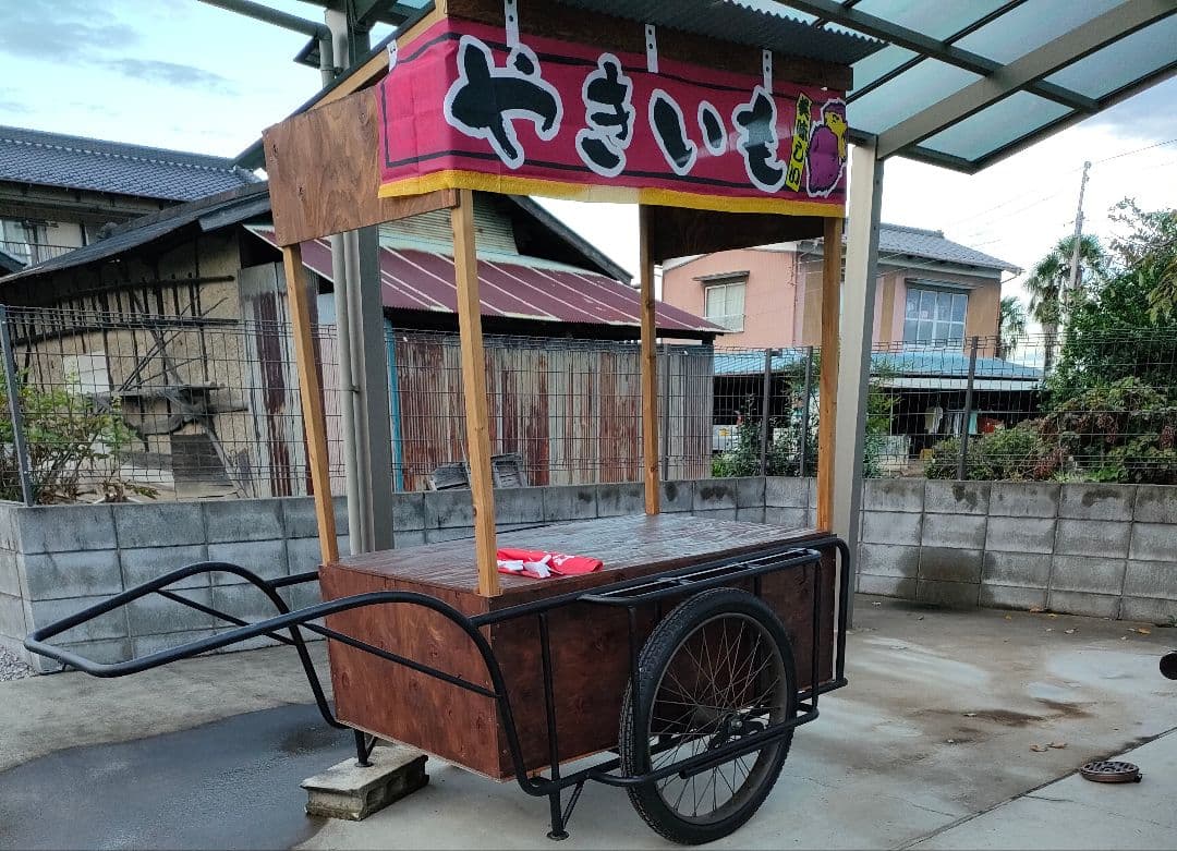 屋根付きリヤカー