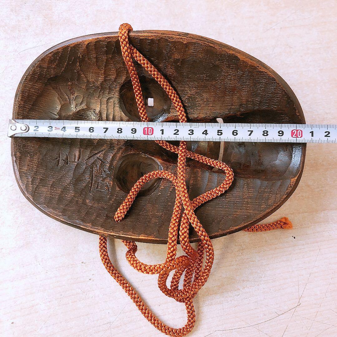 や*ろ様 能面 小面 木彫り 木箱入 女性面 舞台小道具 工芸品 昭和 レトロ