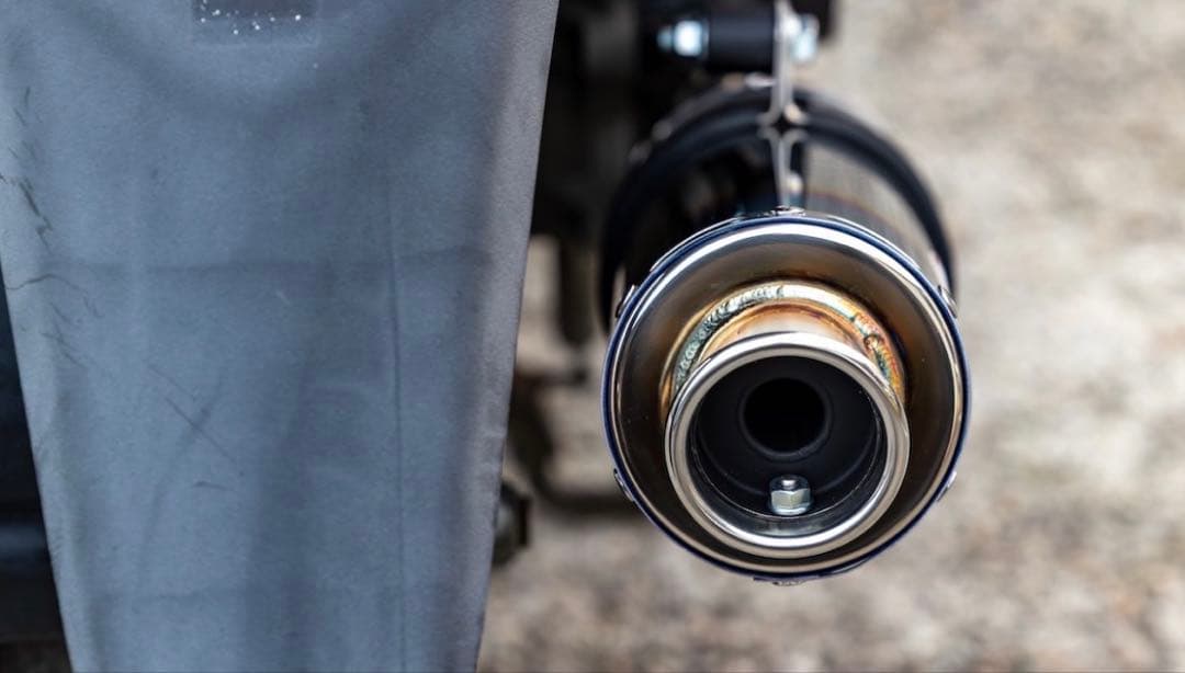 新製品 アドレスV50 (CA4BA ) HMS製 B2Xマフラー ブルー