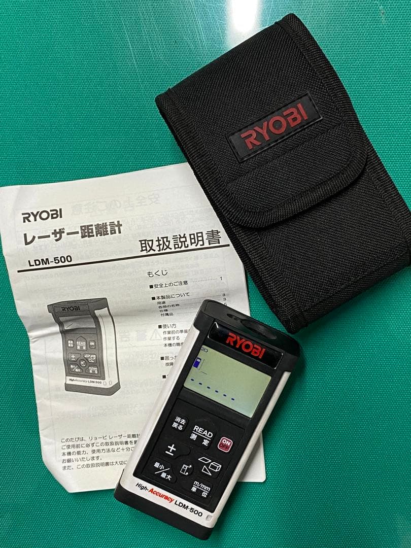 RYOBI レーザー距離計　多少使用感あり　数回使用