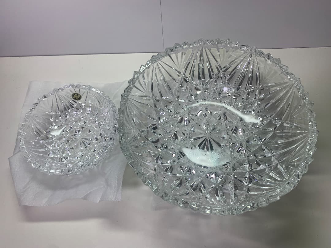 HOYA クリスタルサラダボール大・1 小・5セット