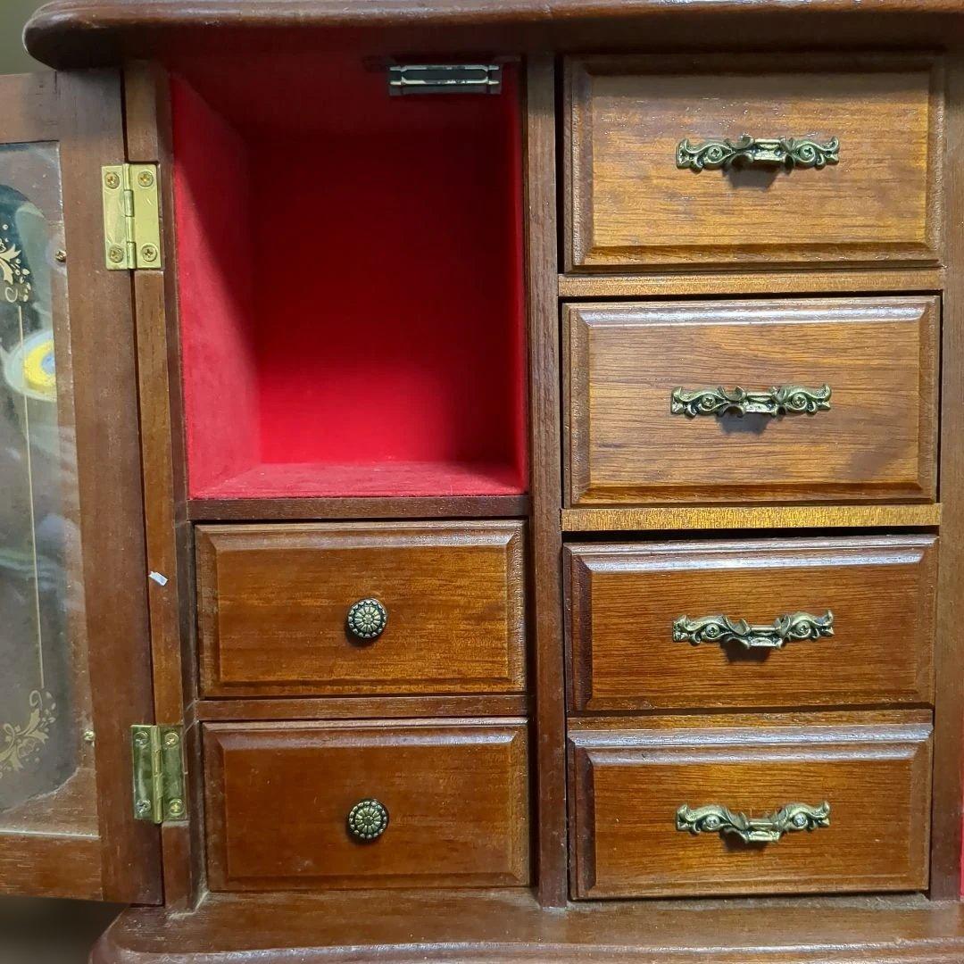 木製ミュージカルBOX　アクセサリーケース