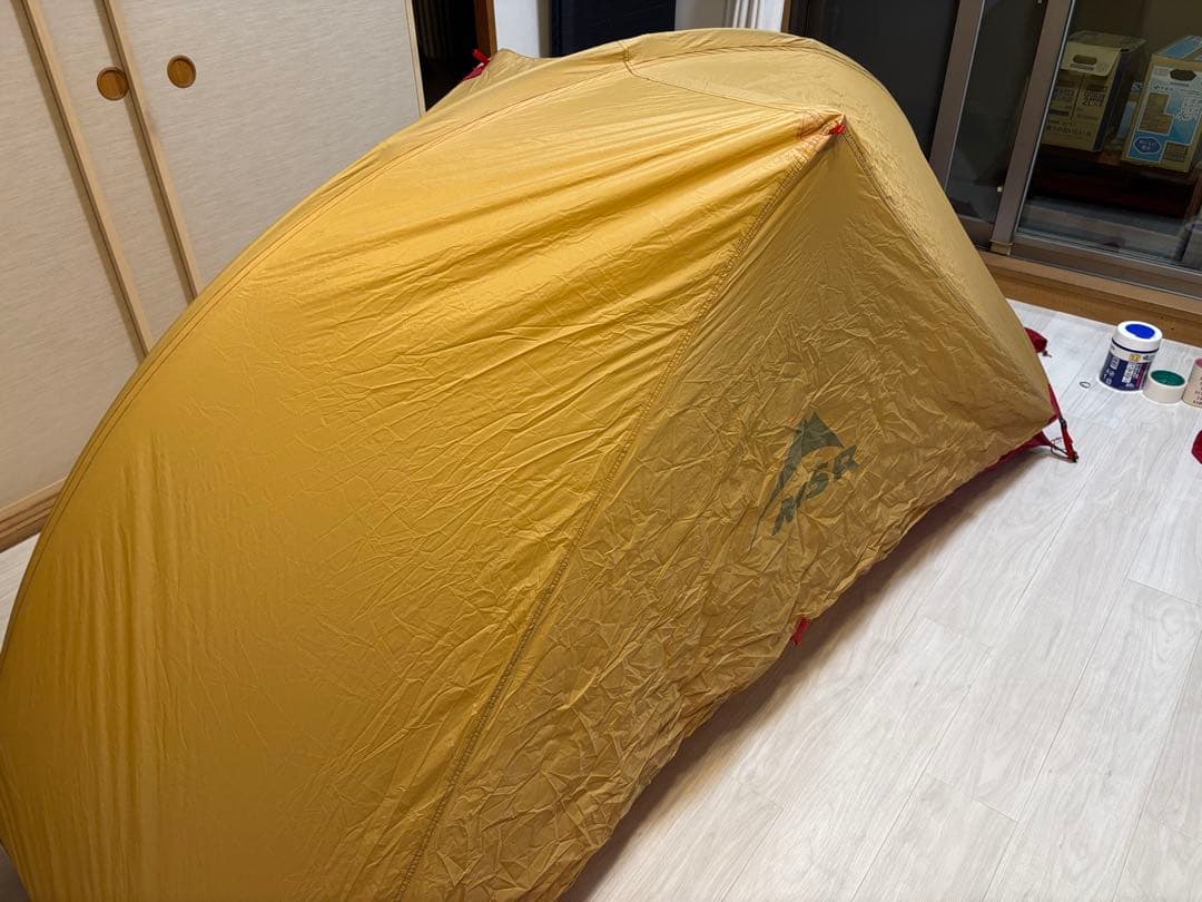 【美品】MSR Hubba Hubba 1専用フットプリント付き 1人用