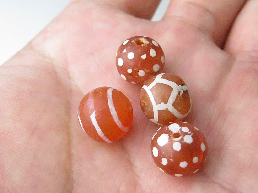 古代とんぼ玉　4個セット