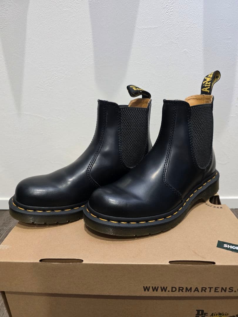 最終値下げ!!!! ドクターマーチン　 ブラック サイドゴアブーツ UK3