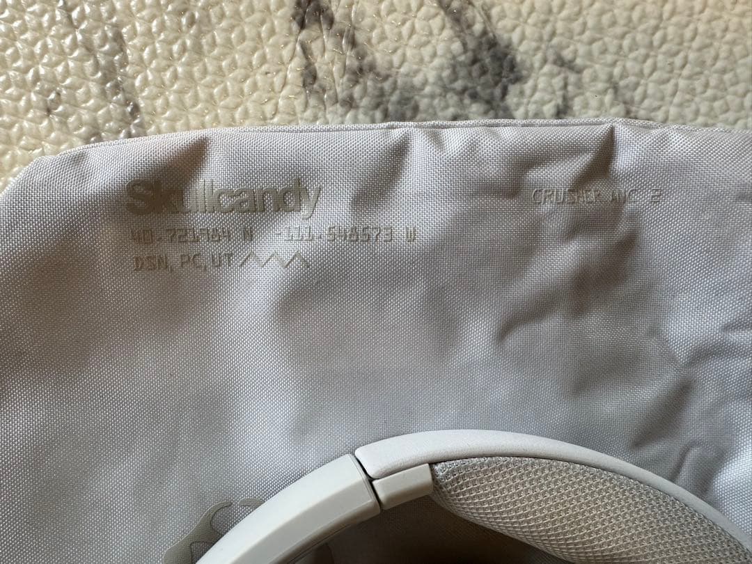 Skullcandy crusher ANC2ワイヤレスヘッドホン ホワイト