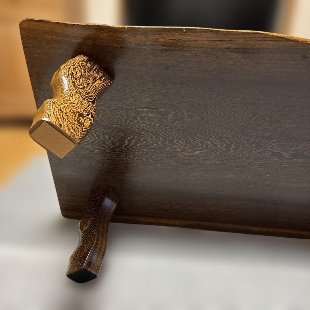 柿の木　一枚板　座卓