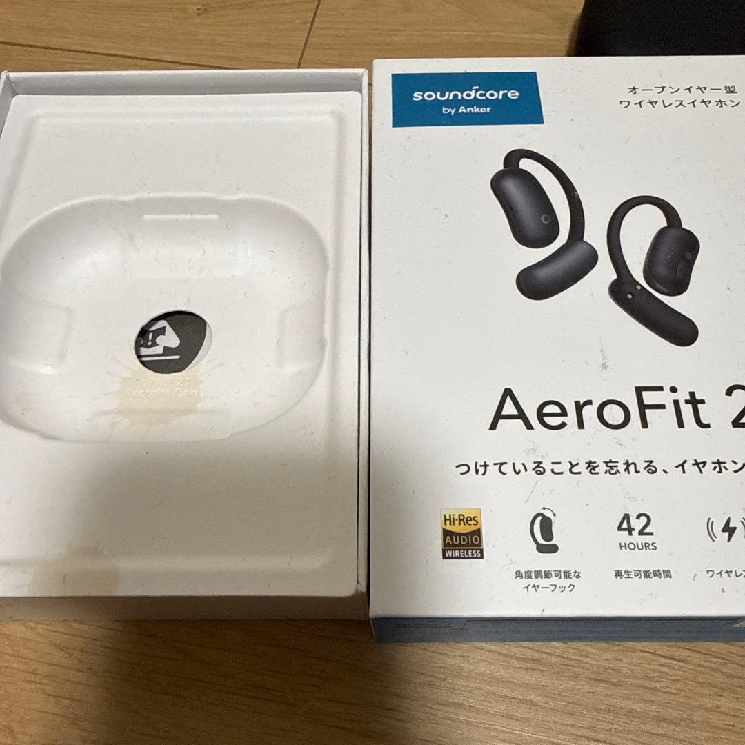 Anker soundcore AeroFit 2 ブラック ワイヤレスイヤホン