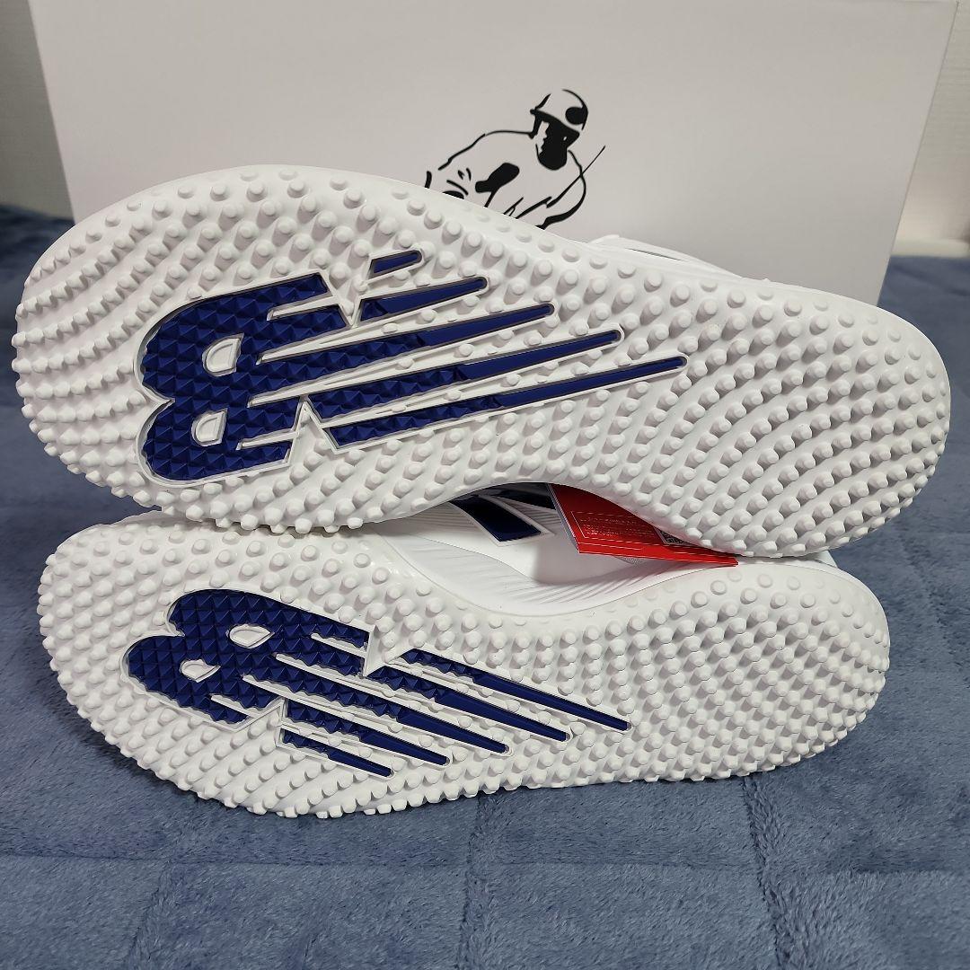 new balance　ニューバランス　SO1　白×ドジャーブルー　大谷翔平17