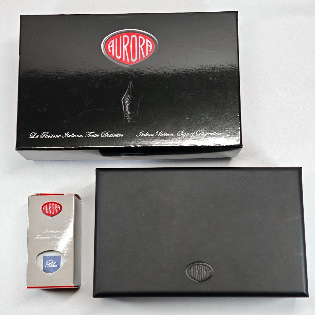 AURORA TALENTUM マットブラック万年筆 純正インク付