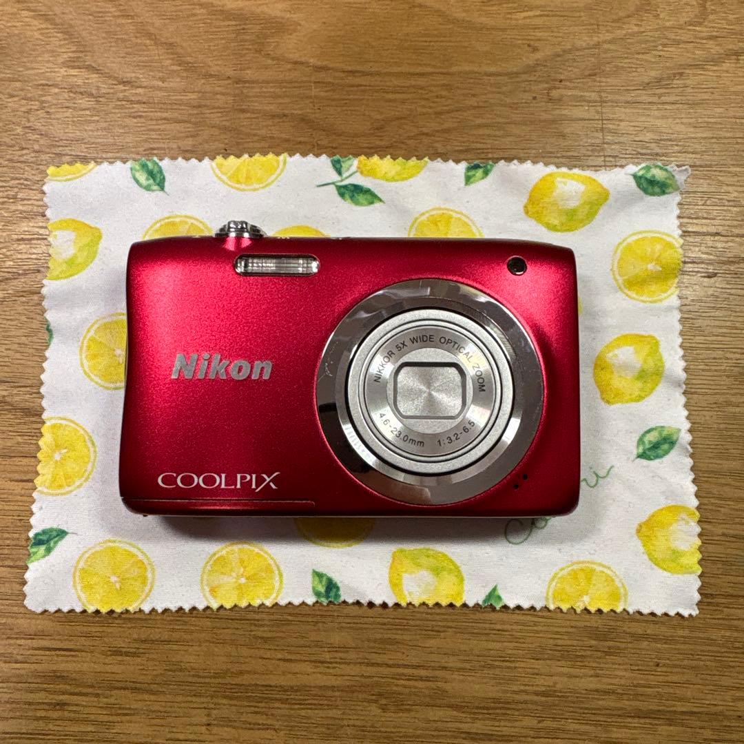 【極美品】NIKON COOLPIX A100 レッド 希少