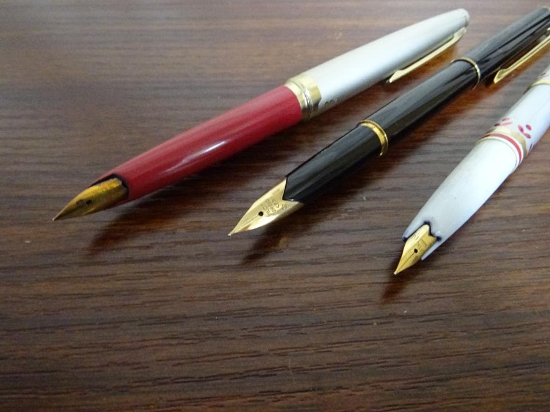 T*e様 阪63 万年筆 3本セット PILOT セイラー ペン先 14K 18