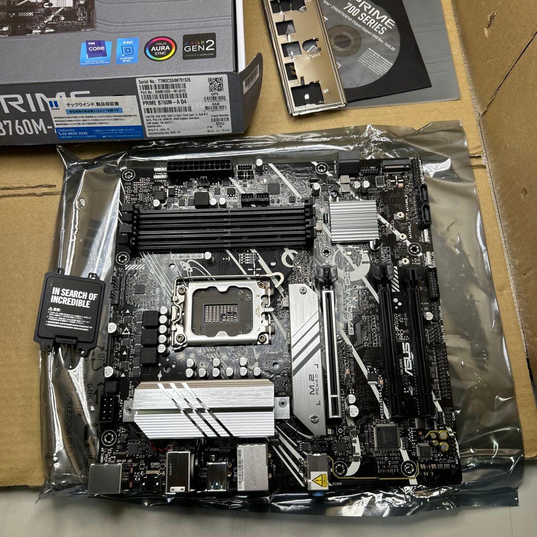 訳あり　ASUS PRIME B760M-A D4 マザーボード