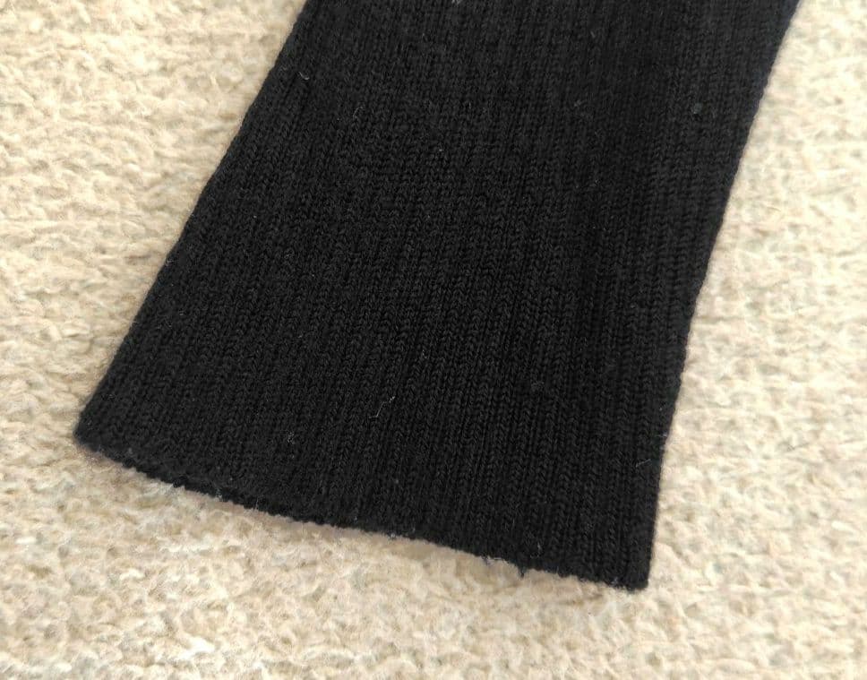 エムズグレイシー 花柄、リボン、リップ、ロゴ入り長袖ワンピース 40