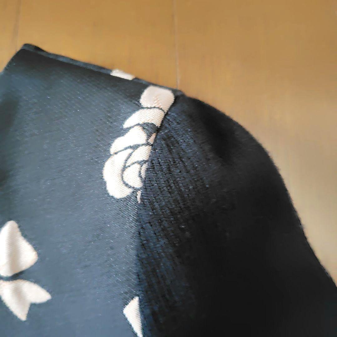 エムズグレイシー 花柄、リボン、リップ、ロゴ入り長袖ワンピース 40