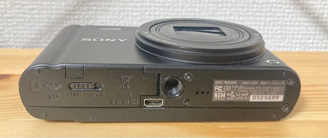 ☆良品！ SONY Cyber-shot DSC-WX350 コンデジ デジカメ