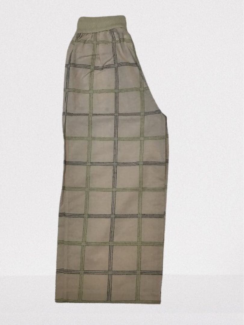 【新品未使用タグ付】FUGA FUGA チェック柄 リバーシブルパンツ