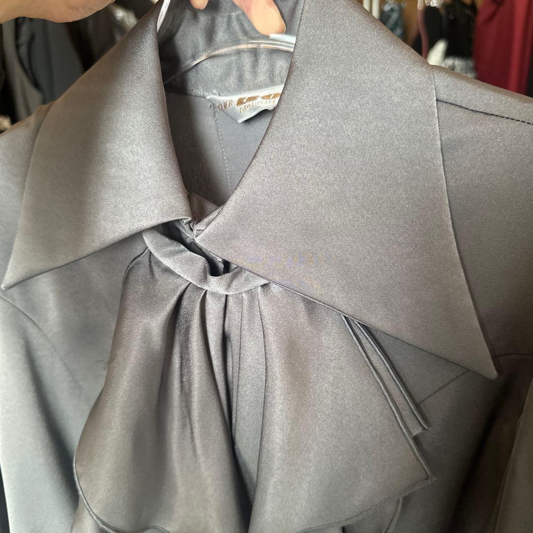 ATELIERBOZ ミストレスブラウス グレー