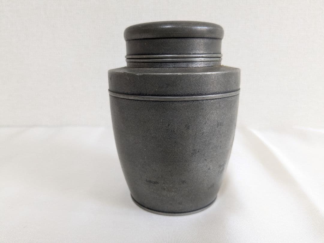 林亭瑞製 錫製 茶壺 茶筒 茶道具