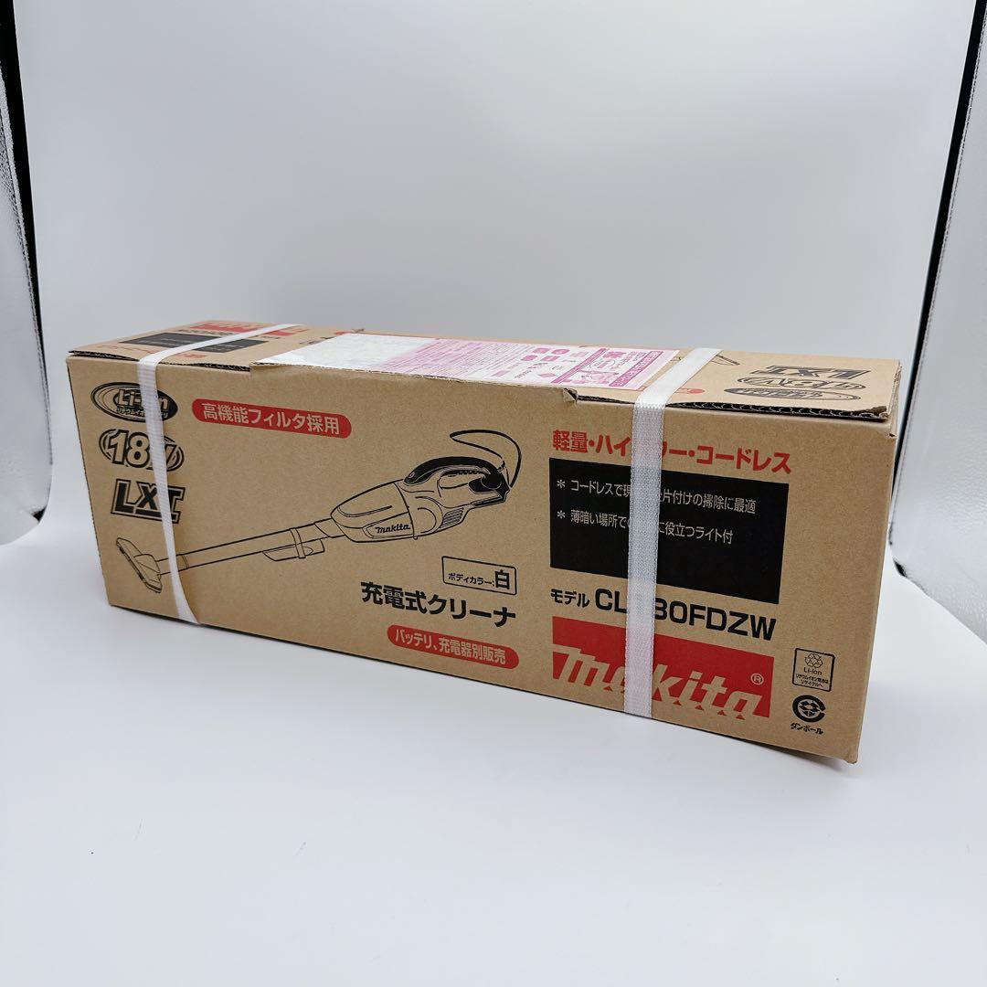 本体未使用品★Makita 充電式掃除機 CL180FDZW バッテリー付き