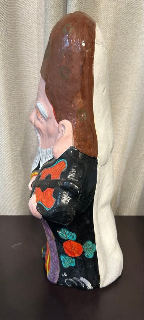 長野県　中野雛人形　中野人形　中野土びな　寿老人　立ケ花人形　西原邦男