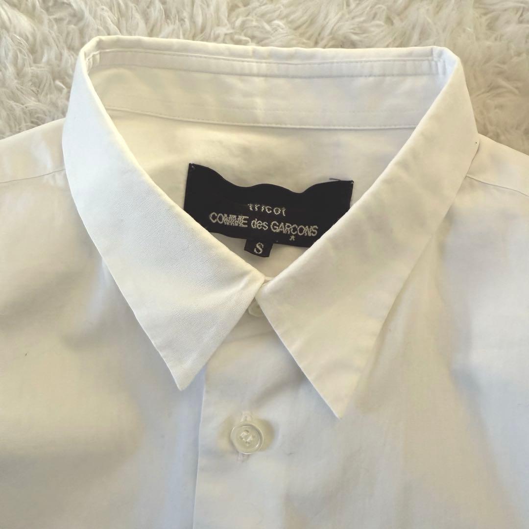 tricot COMME des GARCONS コットンシャツ　白　S