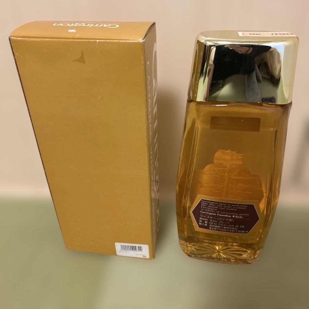 ウイスキー Carrington Canadian Whisky 750ml 1986